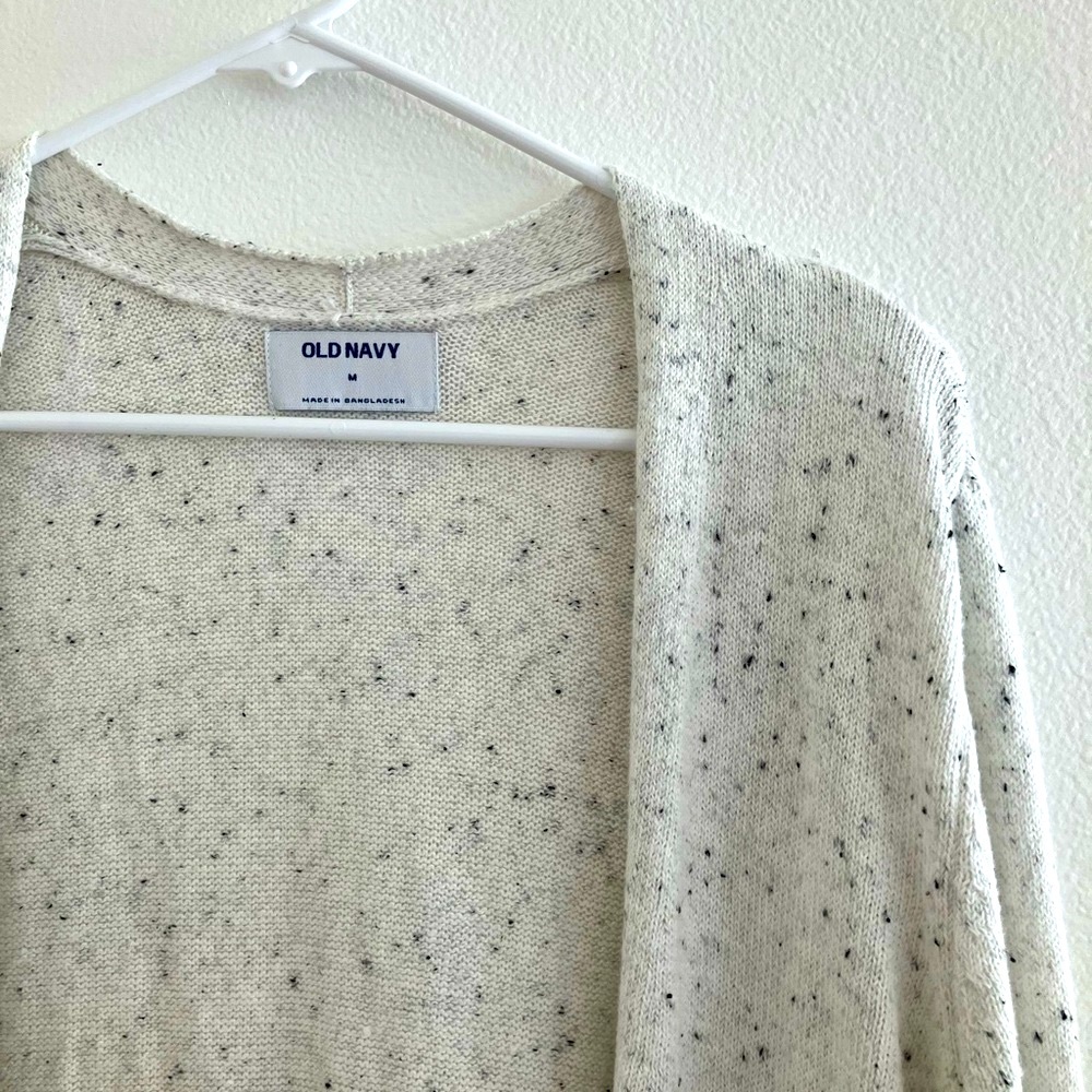 Old Navy Speckled Cardigan Sweater Size Medium